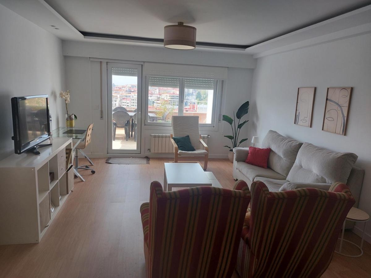 Apartamento Atico Con Terraza Vigo Exterior foto