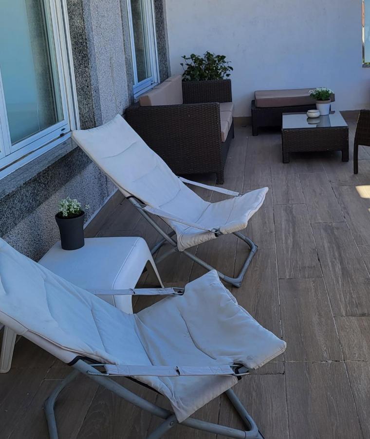 Apartamento Atico Con Terraza Vigo Exterior foto