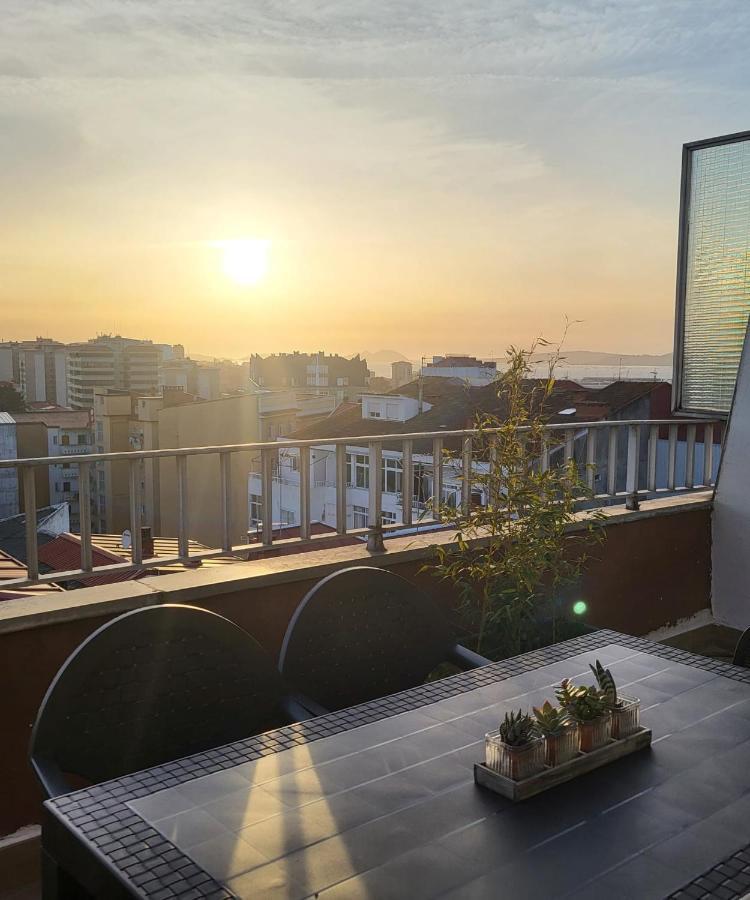 Apartamento Atico Con Terraza Vigo Exterior foto